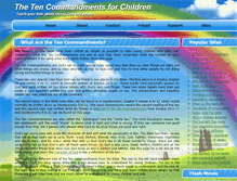 Tablet Screenshot of godsten-commandments.org